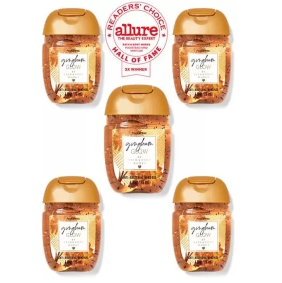 💛🧸🤲 NWT‼️Bath & Body Works Yellow Gummy Bear Pocketbac Holder with Sanitizers - Picture 8 of 10